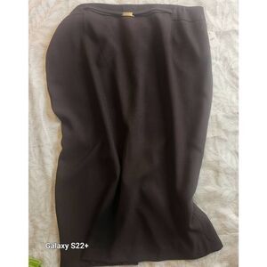 Nygard Collection lined midi business skirt